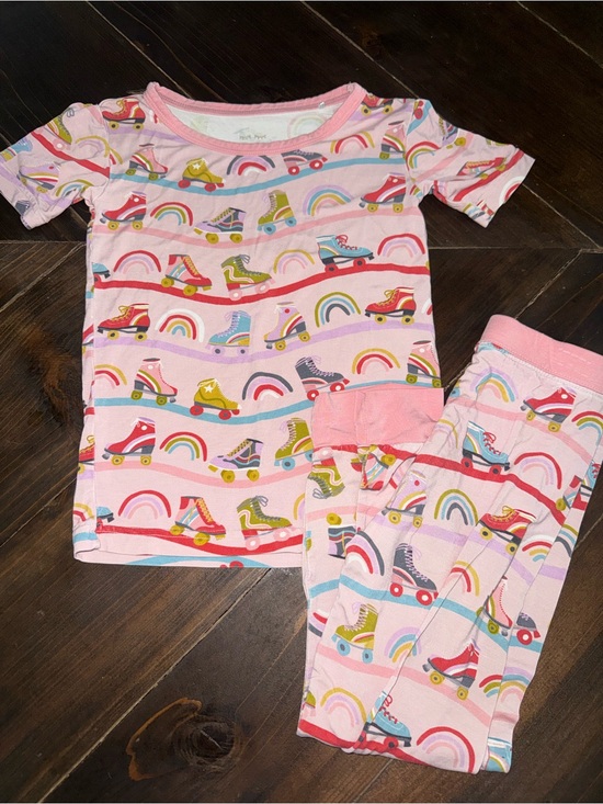 Little Sleepies Other - Little Sleepies Retro Rollerskates Bamboo Pajamas Size 3T